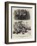 Bulgarian Refugees at the Servian Head-Quarters, Parakjin-Joseph Nash-Framed Giclee Print