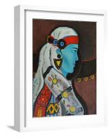 Bulgarian Woman, 1999-Sabina Nedelcheva-Williams-Framed Giclee Print