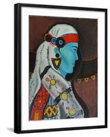 Bulgarian Woman, 1999-Sabina Nedelcheva-Williams-Framed Giclee Print