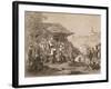 Bulgarians Near Varna, Printed by Lemercier, Paris-Jules Joseph Augustin Laurens-Framed Giclee Print