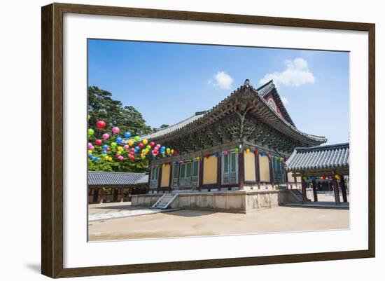 Bulguksa Temple, Gyeongju, UNESCO World Heritage Site, South Korea, Asia-Michael-Framed Photographic Print