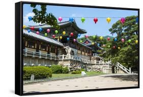 Bulguksa Temple, Gyeongju, UNESCO World Heritage Site, South Korea, Asia-Michael-Framed Stretched Canvas