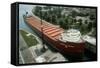 Bulk Iron Ore Carrier, Great Lakes Carriers-null-Framed Stretched Canvas