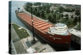 Bulk Iron Ore Carrier, Great Lakes Carriers-null-Stretched Canvas