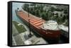 Bulk Iron Ore Carrier, Great Lakes Carriers-null-Framed Stretched Canvas