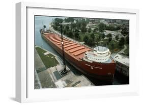 Bulk Iron Ore Carrier, Great Lakes Carriers-null-Framed Photographic Print