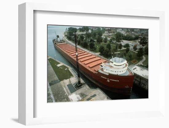 Bulk Iron Ore Carrier, Great Lakes Carriers-null-Framed Photographic Print