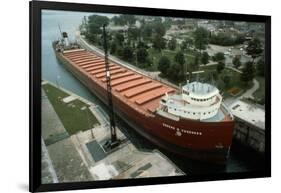 Bulk Iron Ore Carrier, Great Lakes Carriers-null-Framed Photographic Print