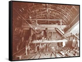 Bulkhead to Retain Compressed Air in Rotherhithe Tunnel, London, October 1906-null-Framed Stretched Canvas