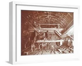 Bulkhead to Retain Compressed Air in Rotherhithe Tunnel, London, October 1906-null-Framed Premium Photographic Print