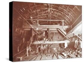 Bulkhead to Retain Compressed Air in Rotherhithe Tunnel, London, October 1906-null-Stretched Canvas