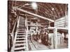 Bulkhead to Retain Compressed Air in the Rotherhithe Tunnel, London, October 1906-null-Stretched Canvas