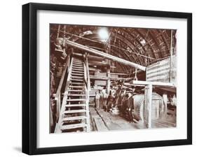 Bulkhead to Retain Compressed Air in the Rotherhithe Tunnel, London, October 1906-null-Framed Premium Photographic Print