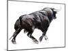 Bull, 2022, (charcoal and pastel on paper)-Mark Adlington-Mounted Giclee Print