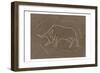 Bull 2-Sheldon Lewis-Framed Art Print