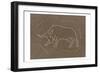 Bull 2-Sheldon Lewis-Framed Art Print