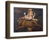 Bull and Dean, Detail from Sign of Taurus, Scene from Month of April-Francesco del Cossa-Framed Giclee Print