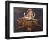 Bull and Dean, Detail from Sign of Taurus, Scene from Month of April-Francesco del Cossa-Framed Giclee Print