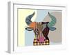 Bull Baiting-Adefioye Lanre-Framed Giclee Print