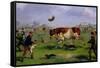 Bull Baiting-Samuel Henry Alken-Framed Stretched Canvas