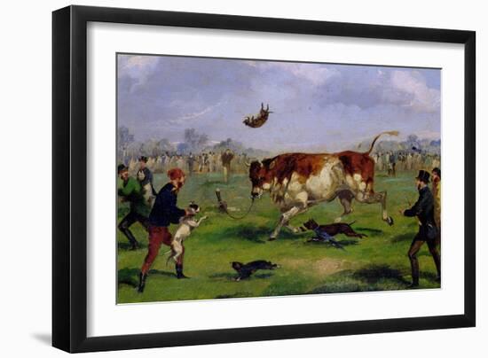 Bull Baiting-Samuel Henry Alken-Framed Giclee Print