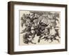 Bull Baiting-Pat Nicolle-Framed Giclee Print