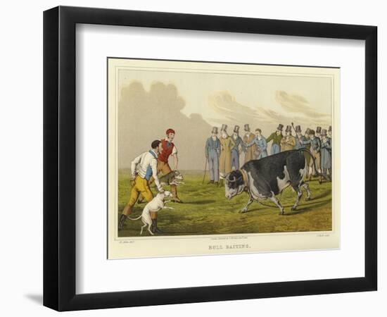 Bull Baiting-Henry Thomas Alken-Framed Giclee Print