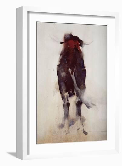 Bull, Detail-Daniel Cacouault-Framed Giclee Print