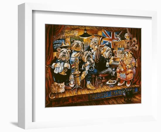 Bull Dog Blues Band-Bill Bell-Framed Giclee Print