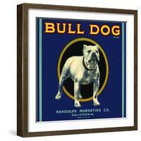 Bull Dog Brand-null-Framed Giclee Print