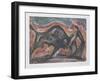 Bull Fight, 1966-Emil Parrag-Framed Giclee Print