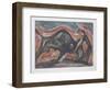 Bull Fight, 1966-Emil Parrag-Framed Giclee Print