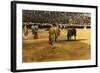 Bull Fight, 20th Century-null-Framed Giclee Print