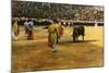 Bull Fight, 20th Century-null-Mounted Giclee Print