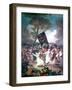 Bull Fight in a Village, 1812-1814-Francisco de Goya-Framed Giclee Print