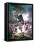 Bull Fight in a Village, 1812-1814-Francisco de Goya-Framed Stretched Canvas