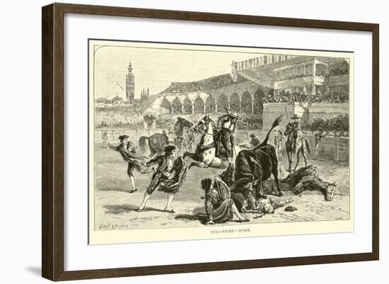 Bull-Fight, Spain-null-Framed Giclee Print