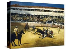 Bull Fight-Edouard Manet-Stretched Canvas