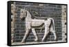 Bull, glazed bricks, Ishtar Gate, Babylon, Iraq-Vivienne Sharp-Framed Stretched Canvas
