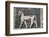 Bull, glazed bricks, Ishtar Gate, Babylon, Iraq-Vivienne Sharp-Framed Photographic Print