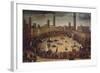 Bull Hunting in Piazza Del Campo in 1546, Circa 1585-Vincenzo Rustici-Framed Giclee Print