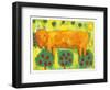 Bull in Field, 1992-Julie Nicholls-Framed Giclee Print