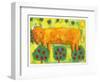 Bull in Field, 1992-Julie Nicholls-Framed Giclee Print