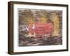 Bull in the Wind, 2001-Juan Alcazar-Framed Giclee Print