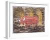 Bull in the Wind, 2001-Juan Alcazar-Framed Giclee Print