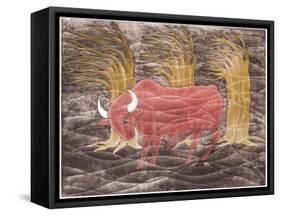 Bull in the Wind, 2001-Juan Alcazar-Framed Stretched Canvas