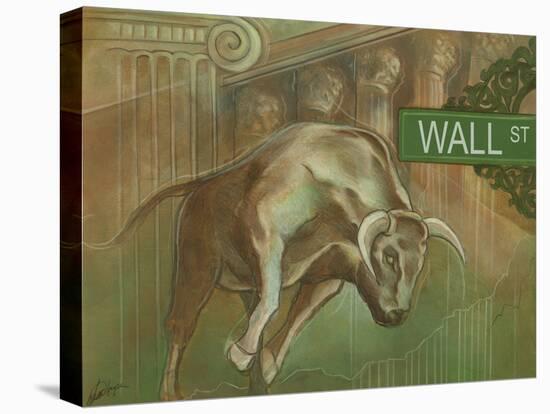 Bull Market-Ethan Harper-Stretched Canvas