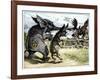 Bull Moose Campaign, 1912-W.A. Carson-Framed Giclee Print