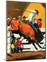 "Bull Riding," July 21, 1945-Fred Ludekens-Mounted Premium Giclee Print