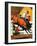 "Bull Riding," July 21, 1945-Fred Ludekens-Framed Giclee Print